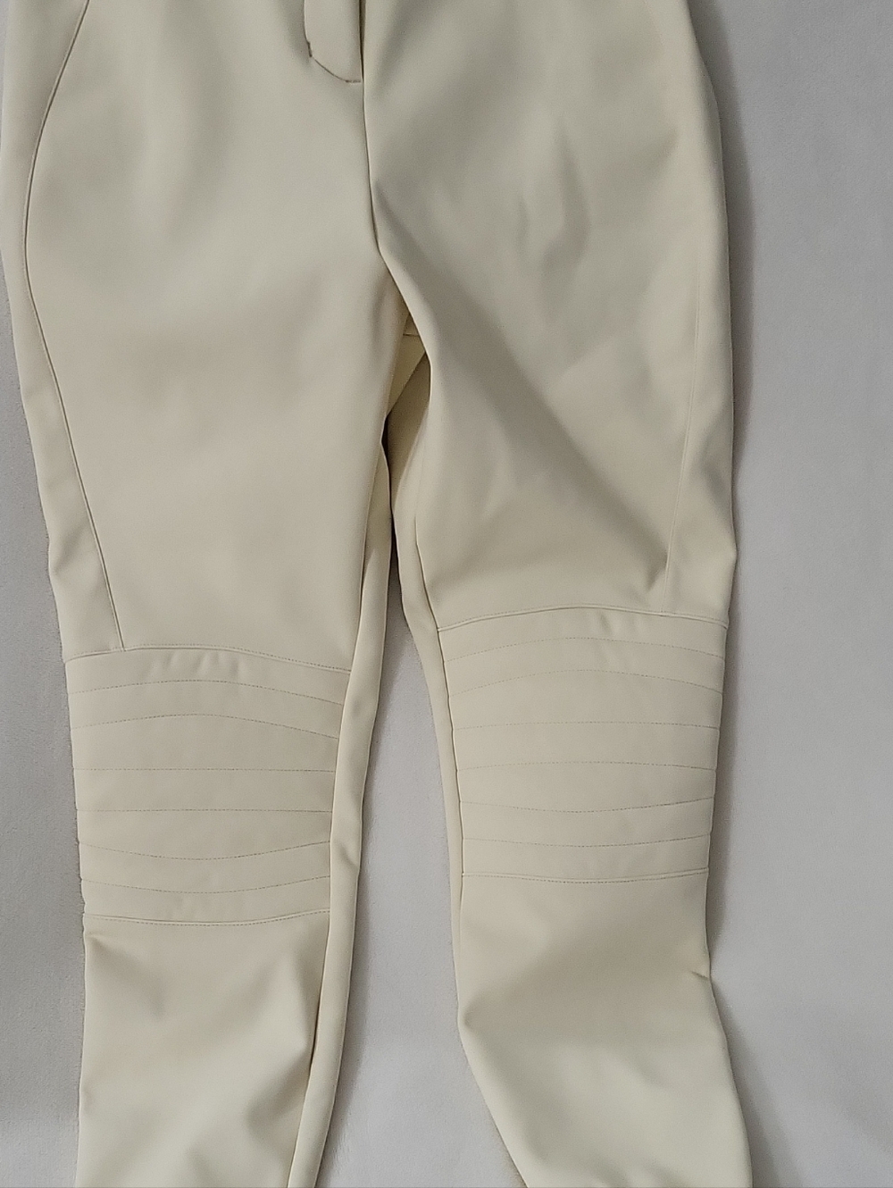 ASOS 4505 Ski & Snow Ivory Women's Snow Pants US 4 Lined Stirrups Cream Color - Picture 5 of 13